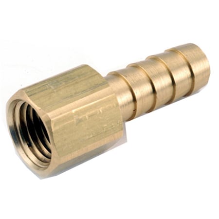Gizmo 717002-0402 .25 in. Hose ID x .13 in. Female Pipe Thread, Brass GI576408